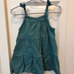 Cat & Jack Teal Green Gauze Tiered Sundress for Kids